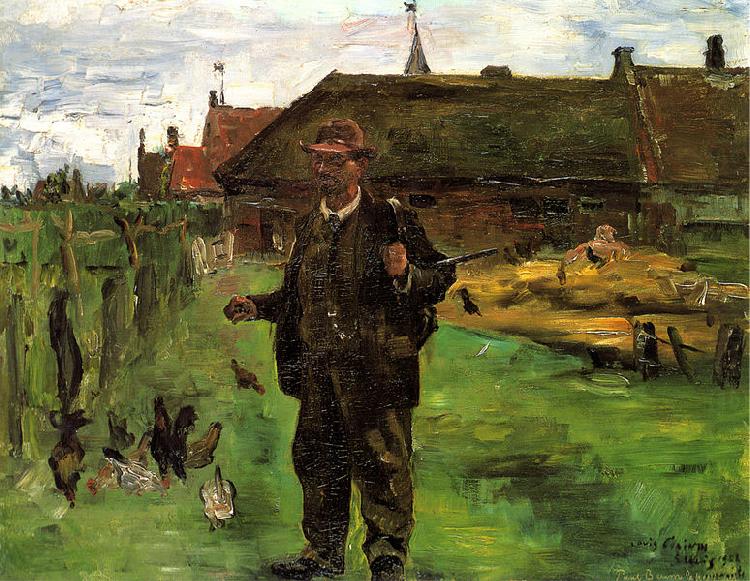 Portrat des Malers Paul Baum in Sluis, Lovis Corinth